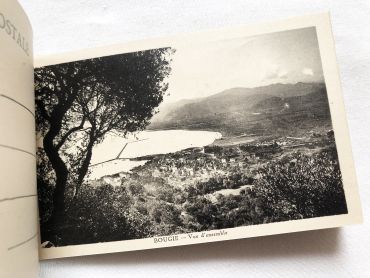 Booklet of 20 vintage postcards of the city of Bougie (now Béjaïa) in Algeria