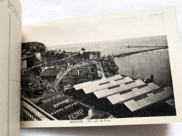 Booklet of 20 vintage postcards of the city of Bougie (now Béjaïa) in Algeria