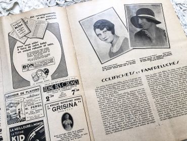 French fashion magazine "La femme chez elle" with illustrations, articles and advertising of May 1931