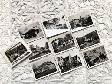 Set of 10 photos of the Stetten camp near Sigmaringen (Germany) in the 1950s