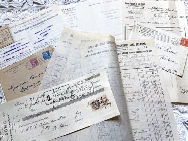 1920s - 1940s - 10 French commercial documents