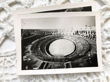 Set of 10 photos of the city of Nîmes from the 1950s