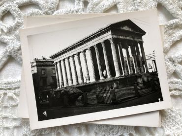 Set of 10 photos of the city of Nîmes from the 1950s