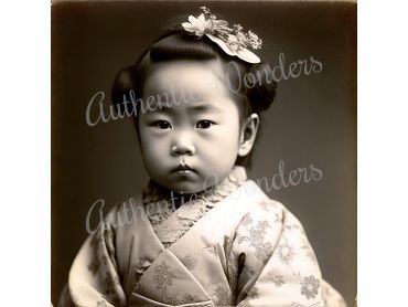 Photo of a baby in 1900s