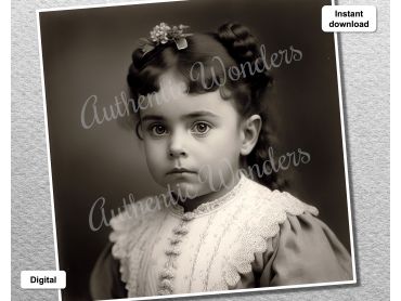 Photo of a baby in 1900s