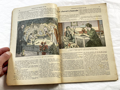 1920s - Vintage French Catholic Almanach du Pelerin 1927 - Religious Daily Life Illustrated Book - Historical Art Document