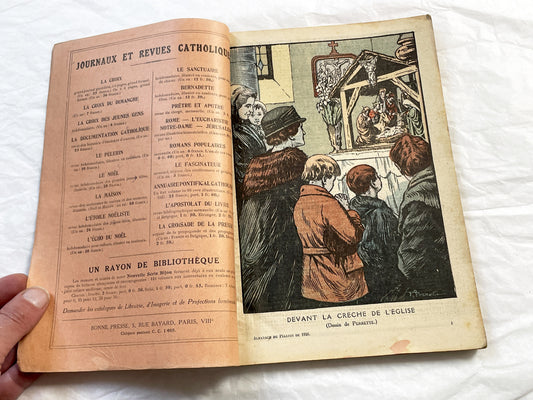1920s - French Catholic Almanac 1926 - Annual Pilgrim Guidebook - Vintage Religious Text - Paris Art Deco Exposition