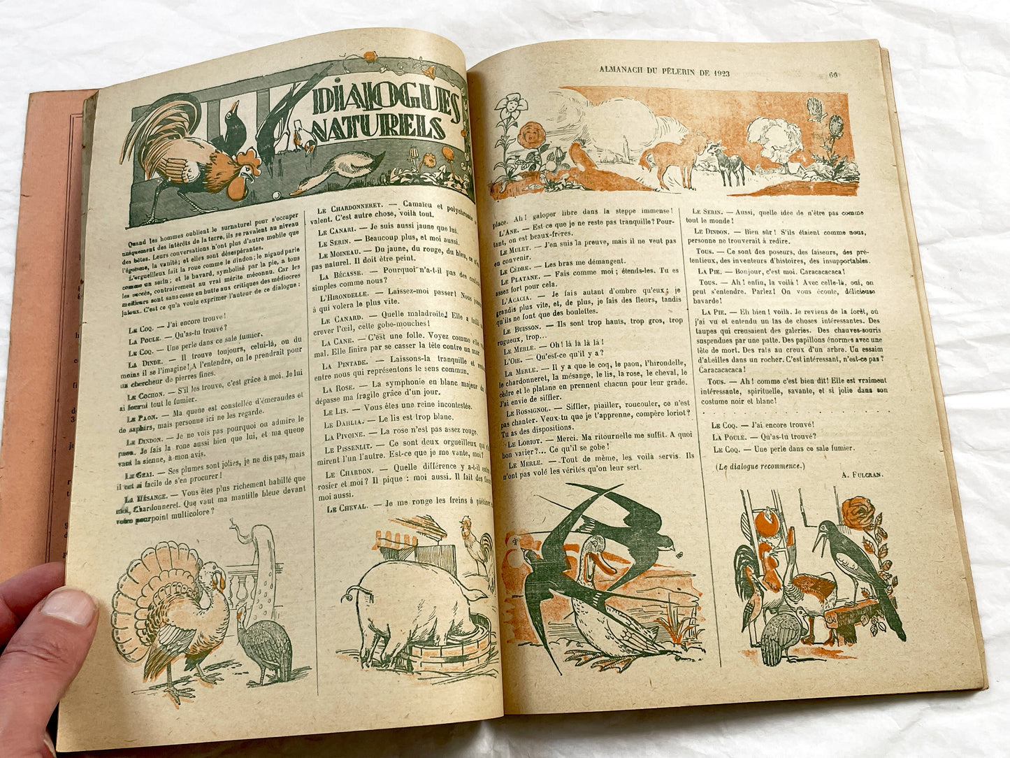 1920s - French Almanac - Religious Illustrated Annual - Nativity - Epiphany - WWI Map - Vintage French Book - Catholic Publication - 1923