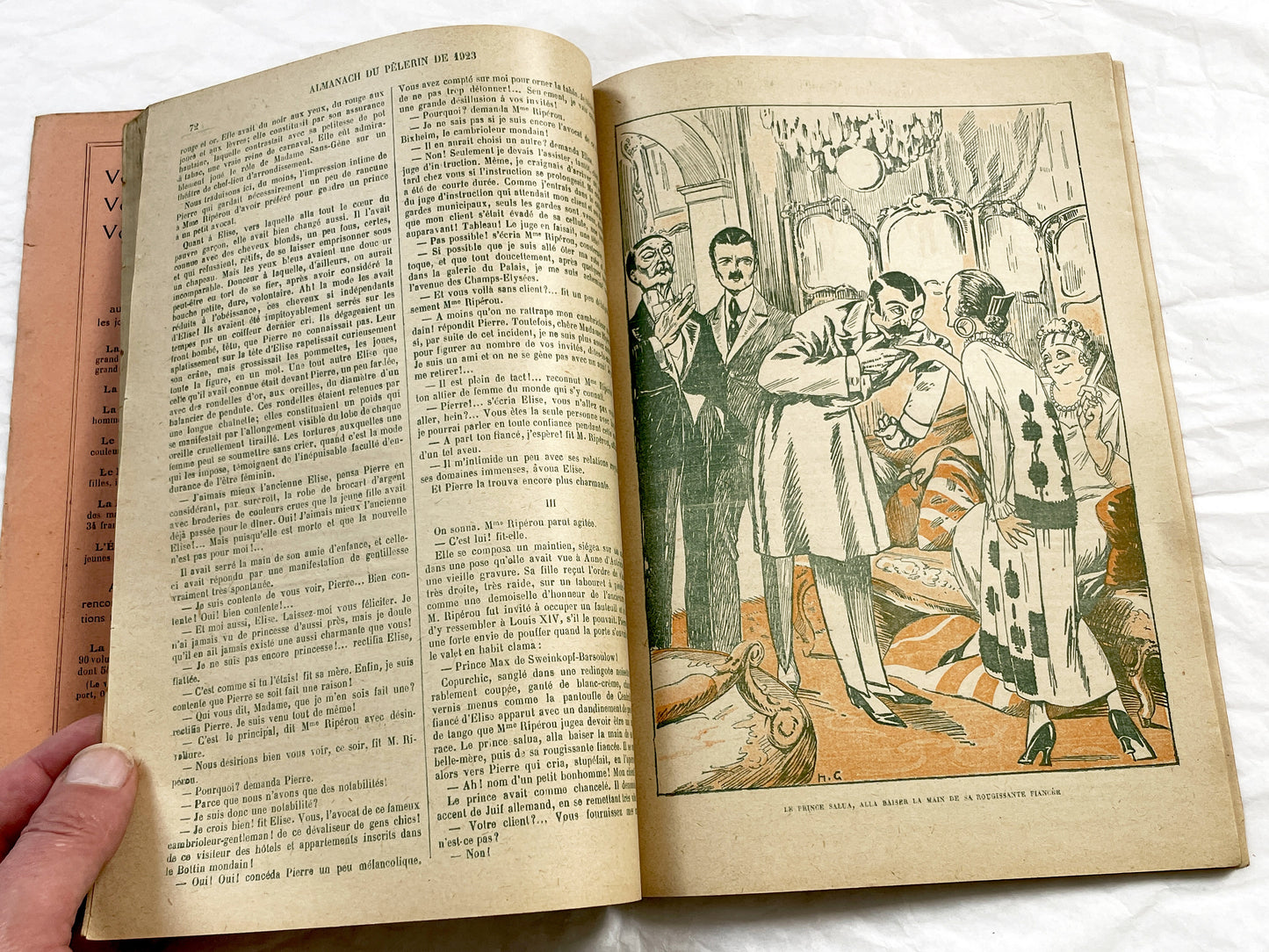 1920s - French Almanac - Religious Illustrated Annual - Nativity - Epiphany - WWI Map - Vintage French Book - Catholic Publication - 1923