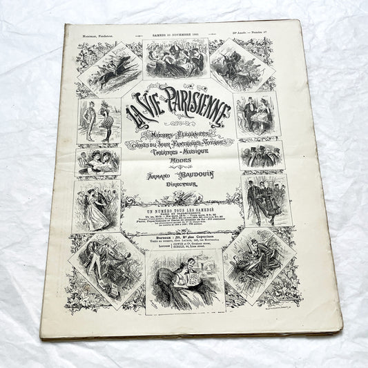 1900s - La Vie Parisienne French Illustrated Magazine - Belle Époque Satirical Journal - Paris Fashion & Art Review