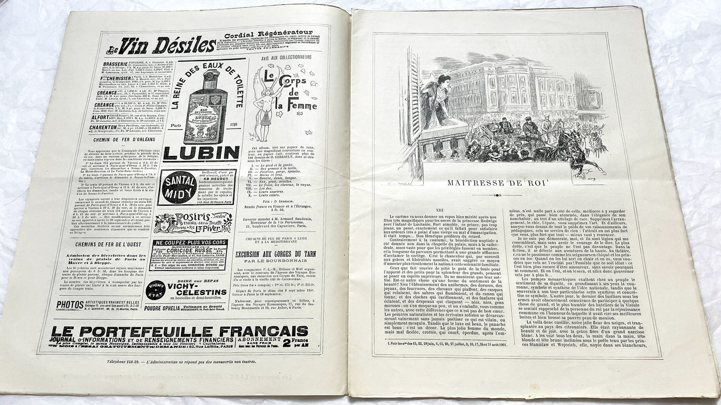 1900s - La Vie Parisienne French Illustrated Magazine - Belle Époque Satirical Journal - Paris Fashion & Art Review