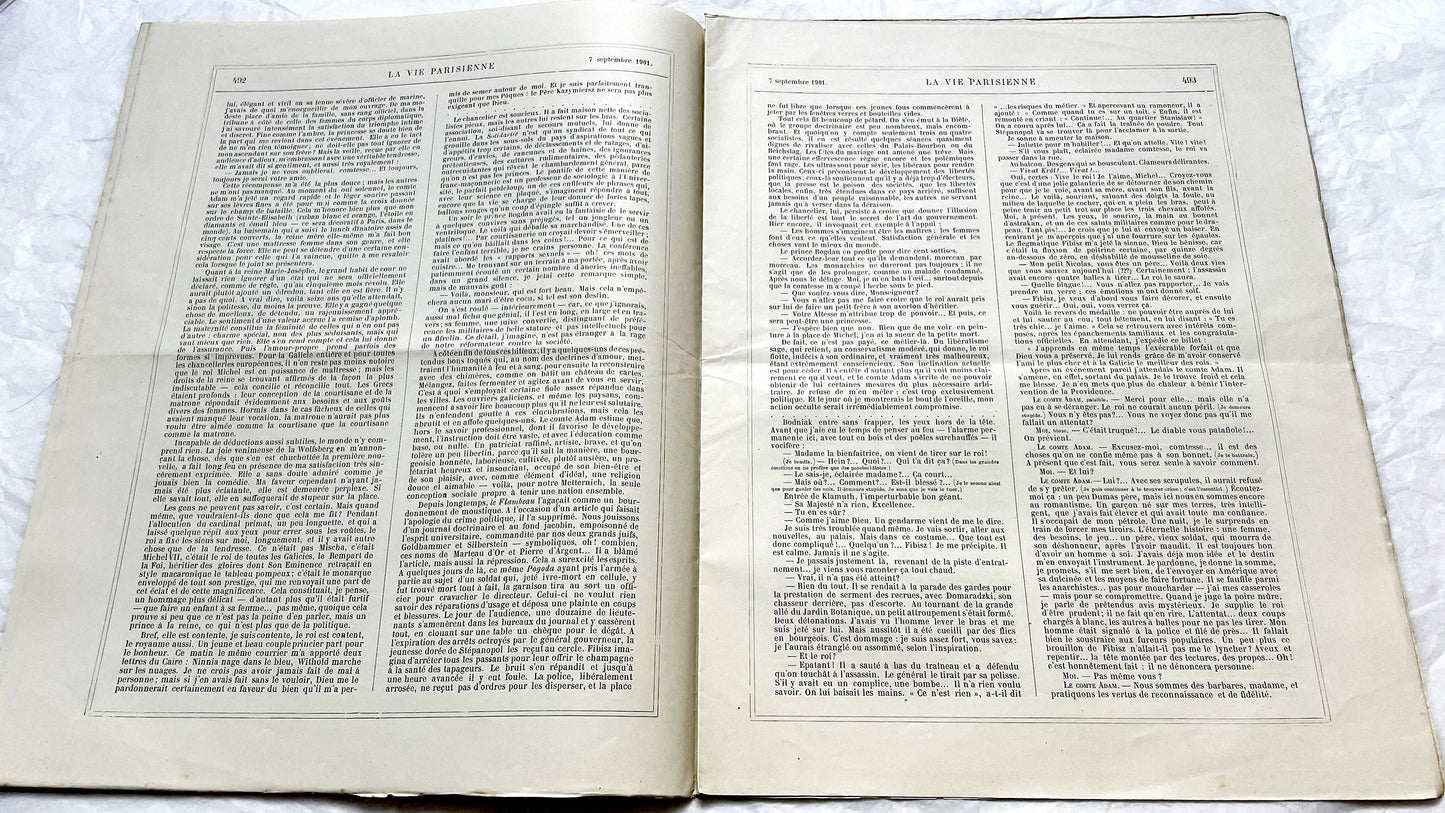 1900s - La Vie Parisienne French Illustrated Magazine - Belle Époque Satirical Journal - Paris Fashion & Art Review