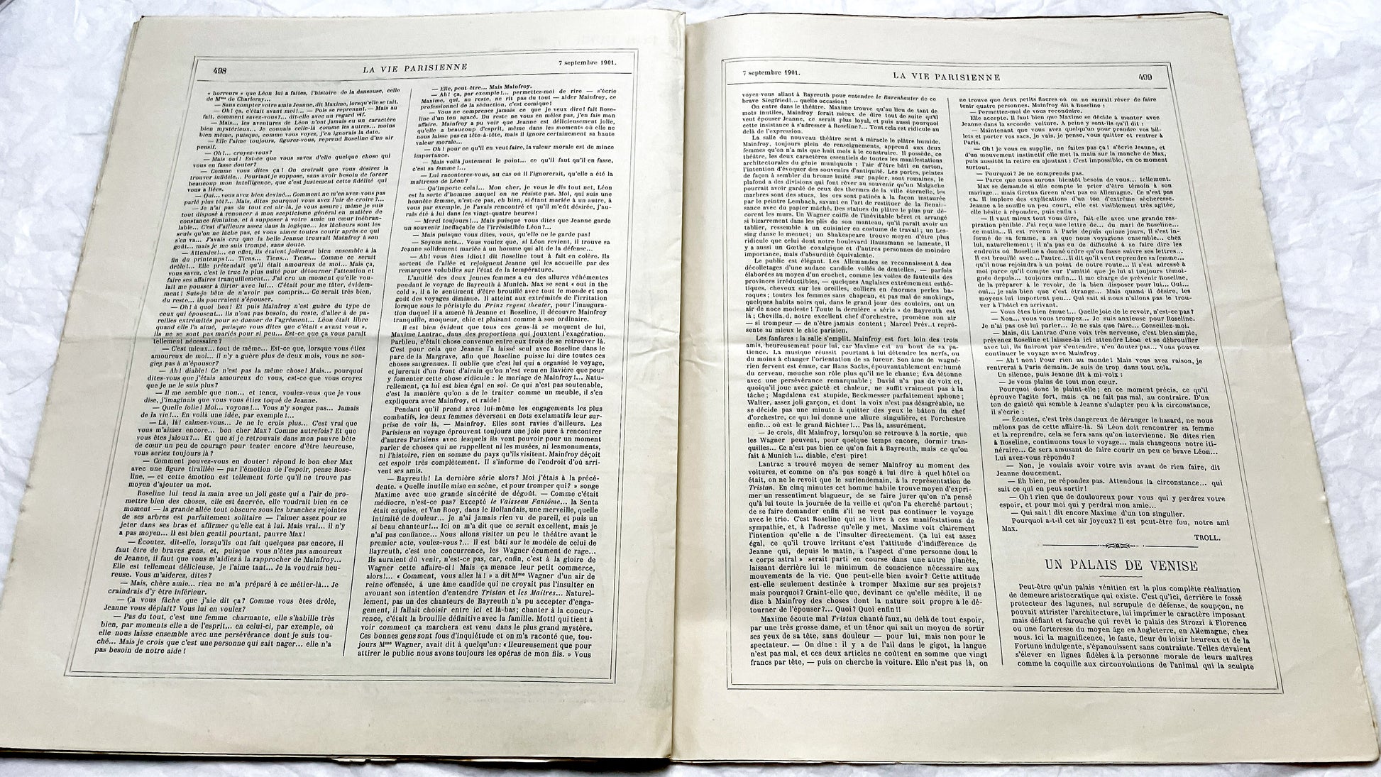 1900s - La Vie Parisienne French Illustrated Magazine - Belle Époque Satirical Journal - Paris Fashion & Art Review