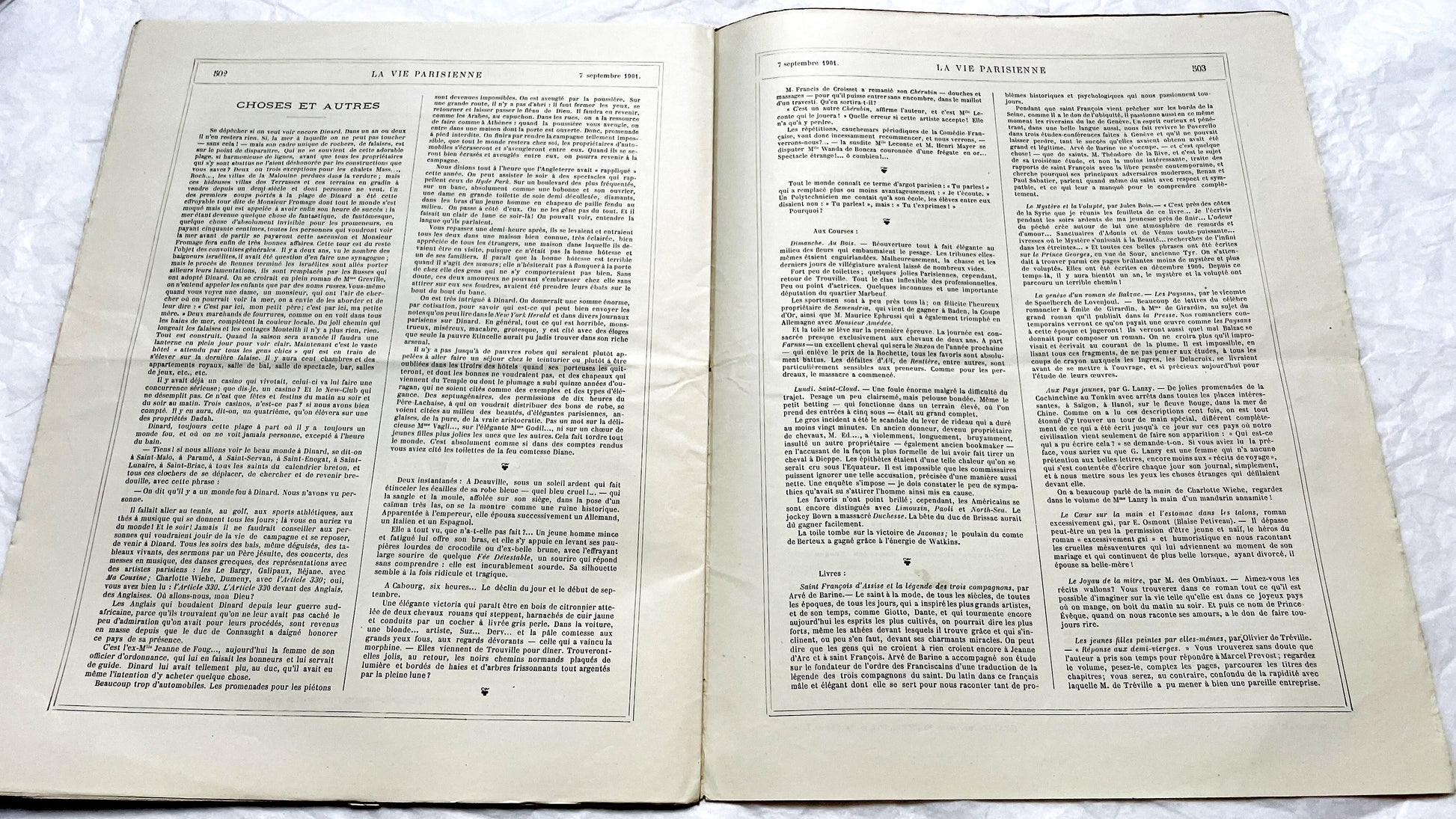 1900s - La Vie Parisienne French Illustrated Magazine - Belle Époque Satirical Journal - Paris Fashion & Art Review