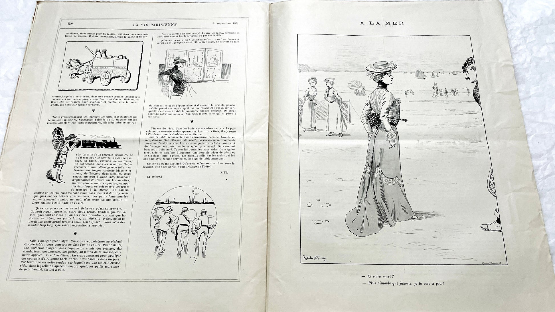 1900s - La Vie Parisienne French Illustrated Magazine - Belle Époque Satirical Journal - Paris Fashion & Art Review