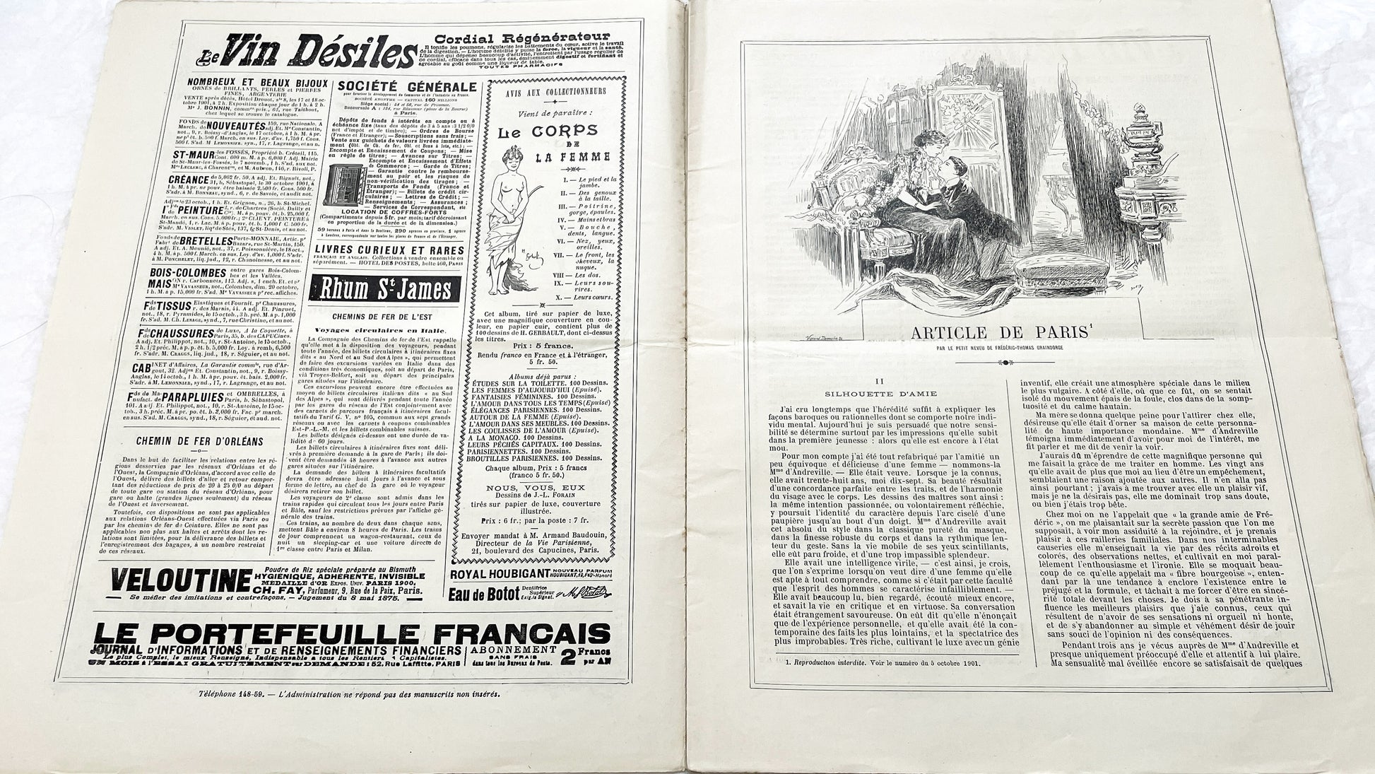1900s - La Vie Parisienne French Illustrated Magazine - Belle Époque Satirical Journal - Paris Fashion & Art Review