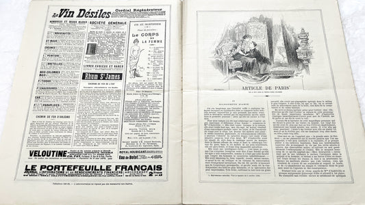 1900s - La Vie Parisienne French Illustrated Magazine - Belle Époque Satirical Journal - Paris Fashion & Art Review