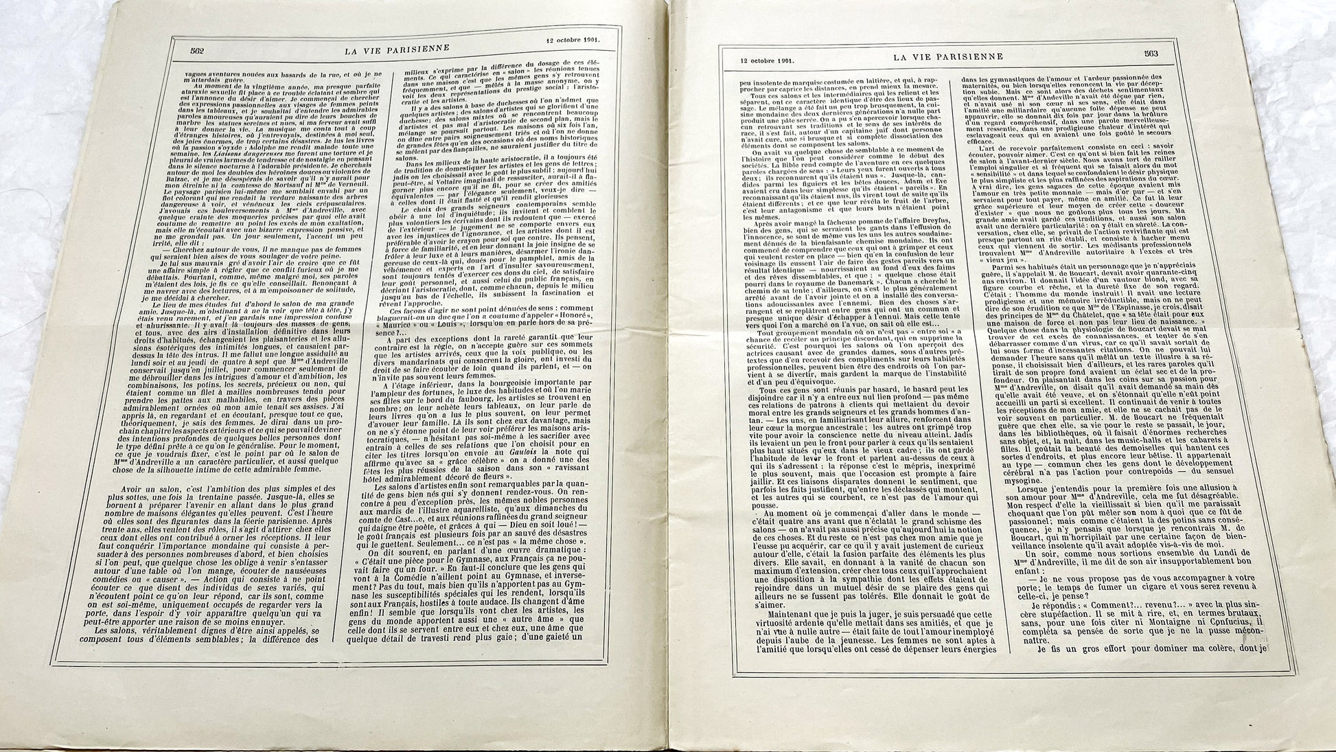 1900s - La Vie Parisienne French Illustrated Magazine - Belle Époque Satirical Journal - Paris Fashion & Art Review