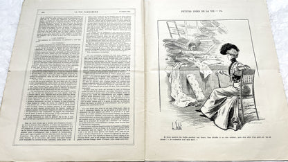 1900s - La Vie Parisienne French Illustrated Magazine - Belle Époque Satirical Journal - Paris Fashion & Art Review