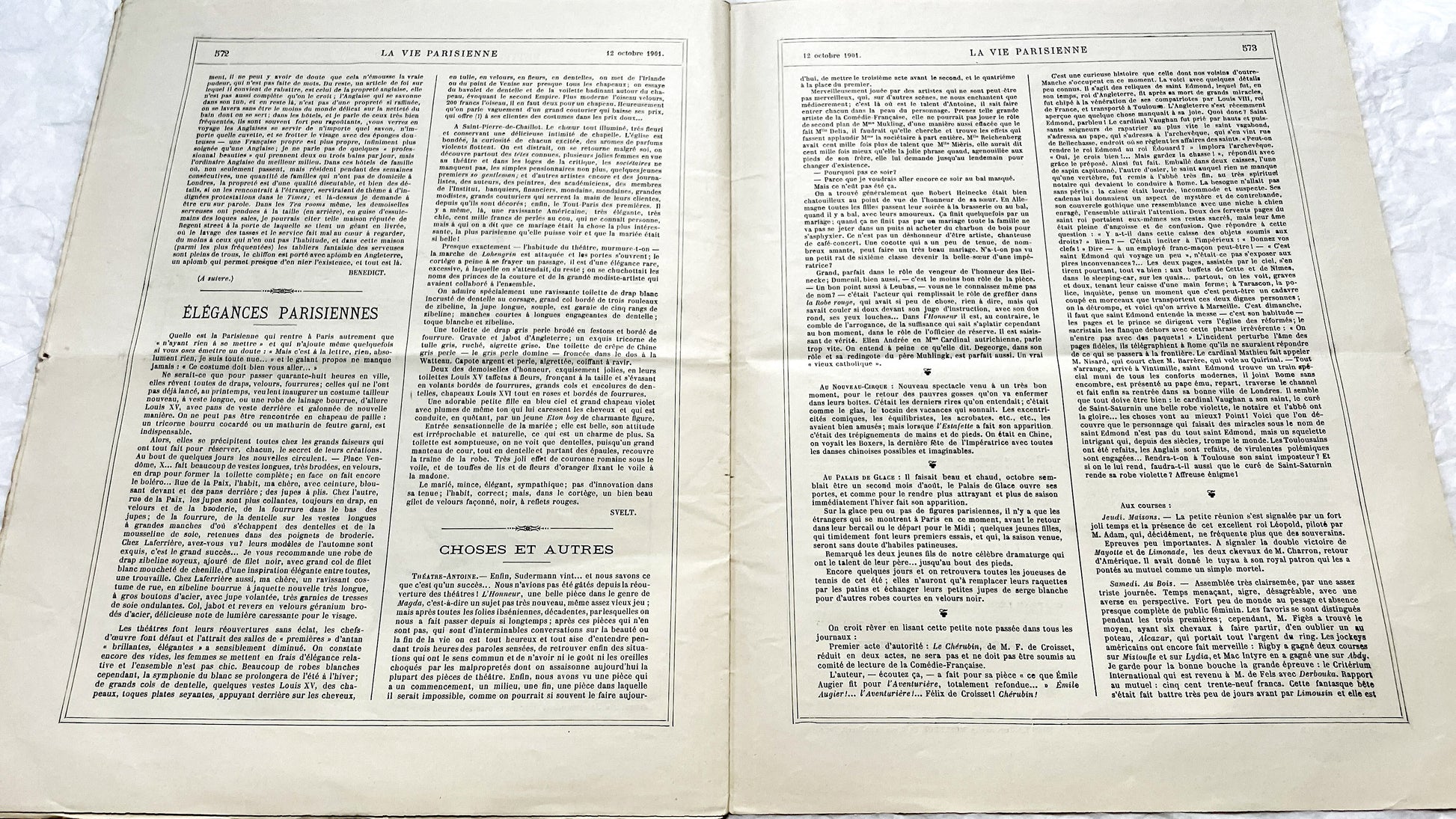 1900s - La Vie Parisienne French Illustrated Magazine - Belle Époque Satirical Journal - Paris Fashion & Art Review