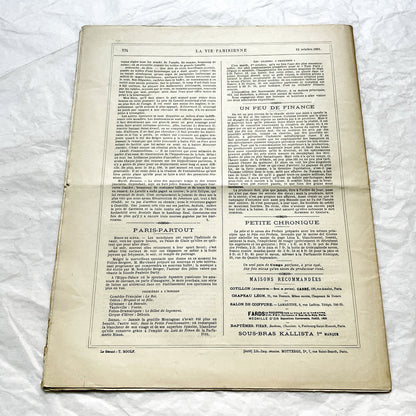 1900s - La Vie Parisienne French Illustrated Magazine - Belle Époque Satirical Journal - Paris Fashion & Art Review