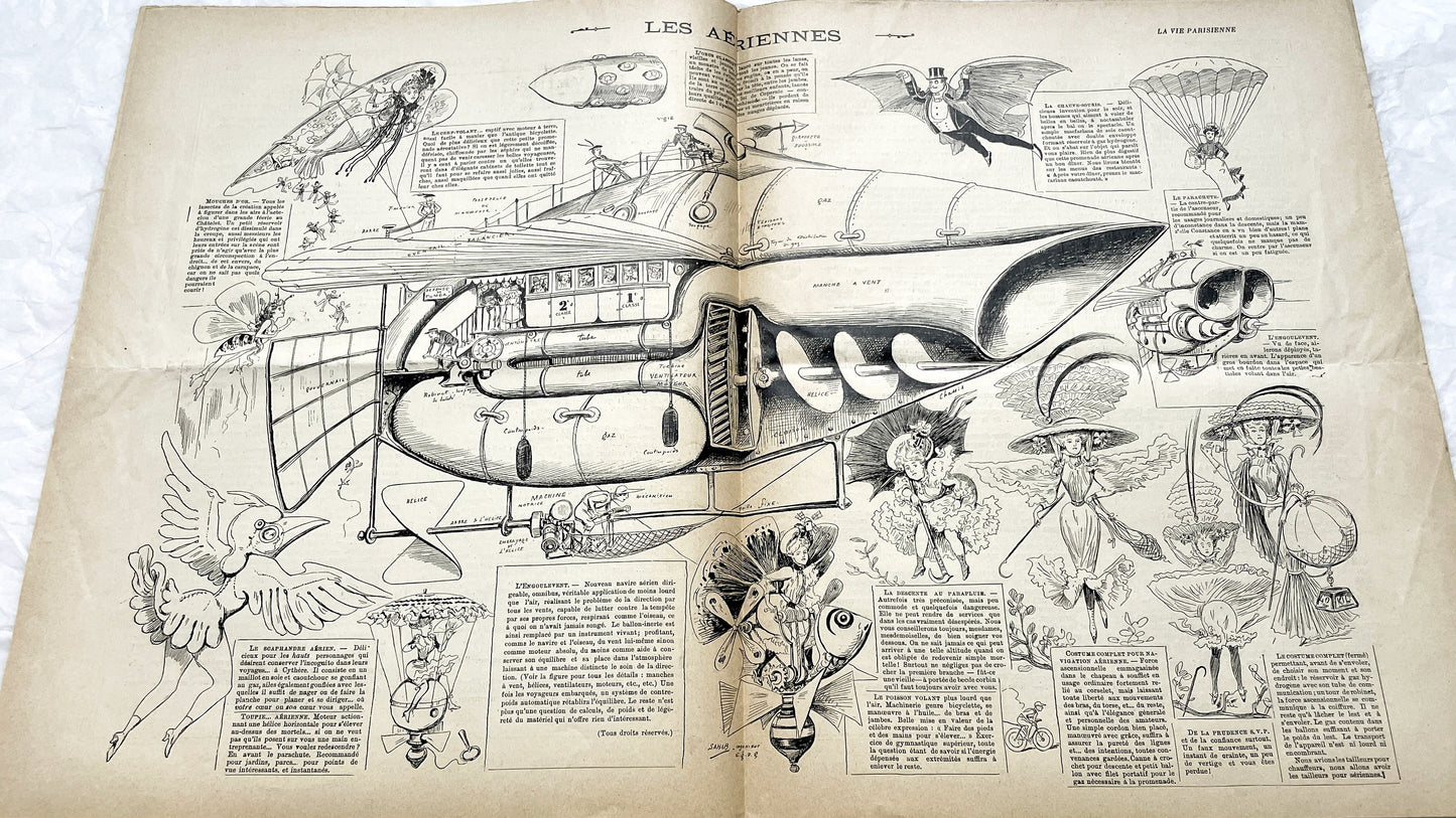 1900s - La Vie Parisienne French Illustrated Magazine - Belle Époque Satirical Journal - Paris Fashion & Art Review