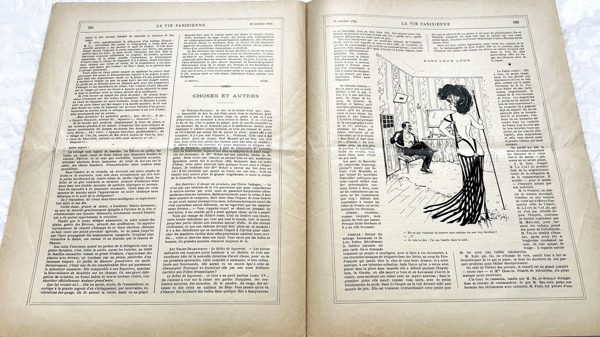 1900s - La Vie Parisienne French Illustrated Magazine - Belle Époque Satirical Journal - Paris Fashion & Art Review