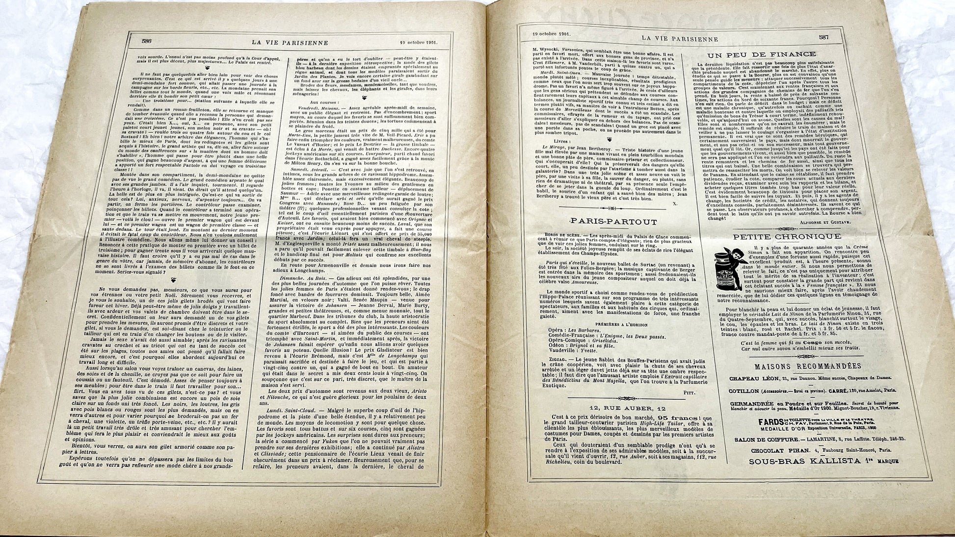 1900s - La Vie Parisienne French Illustrated Magazine - Belle Époque Satirical Journal - Paris Fashion & Art Review