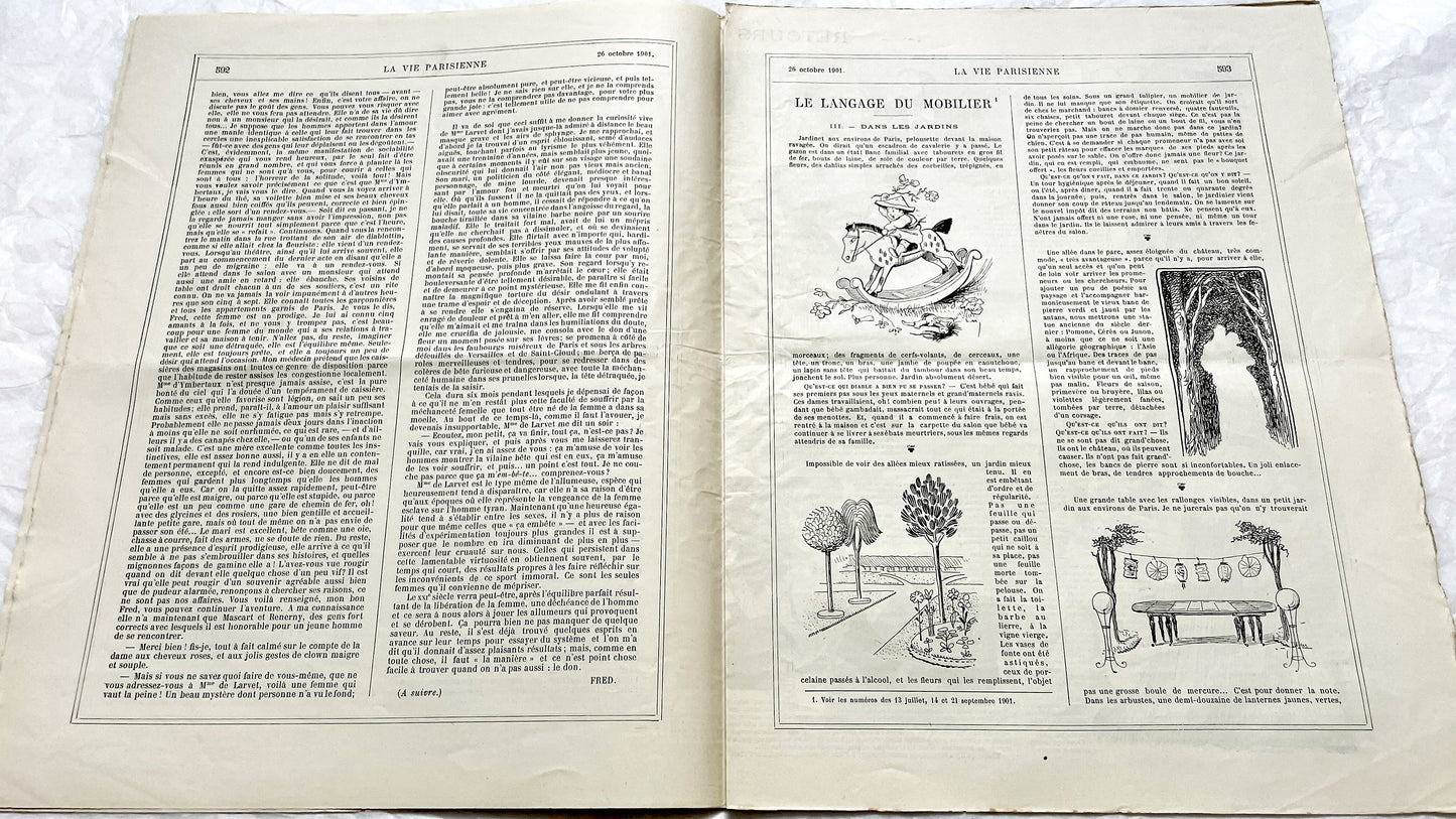 1900s - La Vie Parisienne French Illustrated Magazine - Belle Époque Satirical Journal - Paris Fashion & Art Review