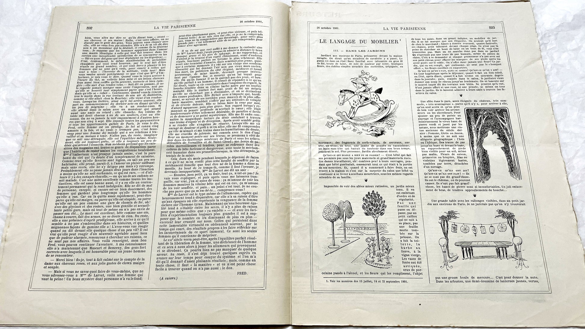 1900s - La Vie Parisienne French Illustrated Magazine - Belle Époque Satirical Journal - Paris Fashion & Art Review