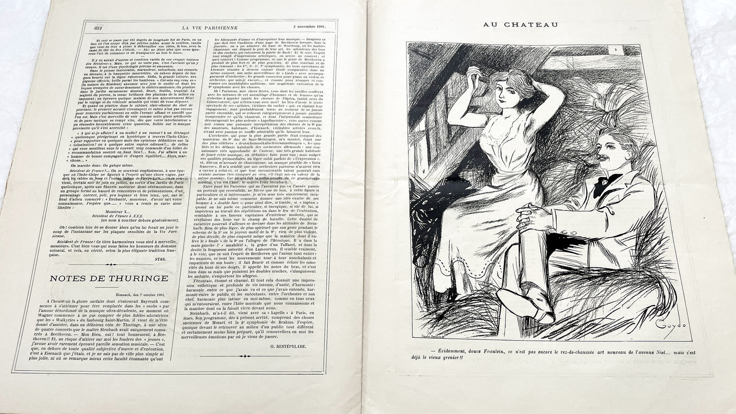 1900s - La Vie Parisienne French Illustrated Magazine - Belle Époque Satirical Journal - Paris Fashion & Art Review