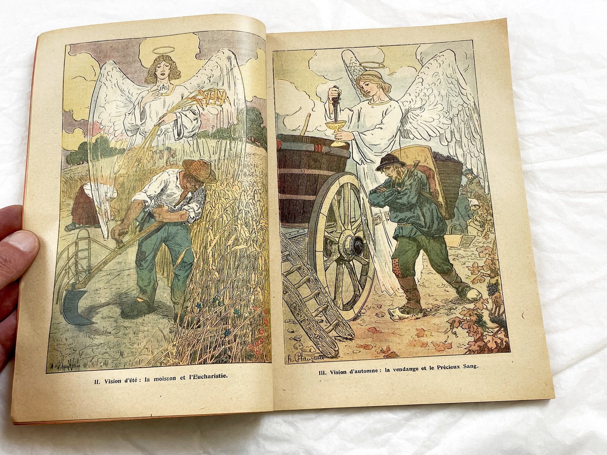 1910s - Vintage 1913 French Catholic Almanac - Illustrated Religious Annual - La Bonne Presse Ephemera - Rare Paris Book