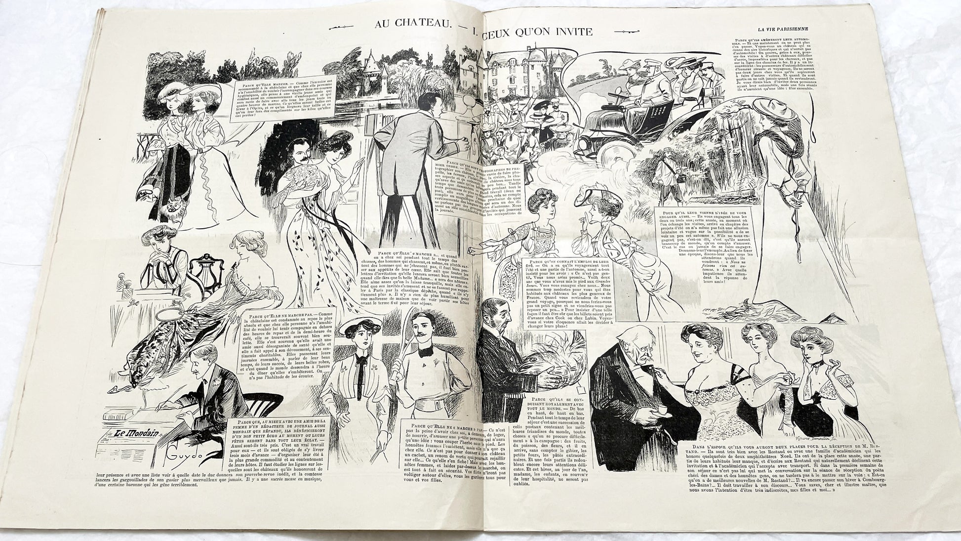 1900s - La Vie Parisienne French Illustrated Magazine - Belle Époque Satirical Journal - Paris Fashion & Art Review