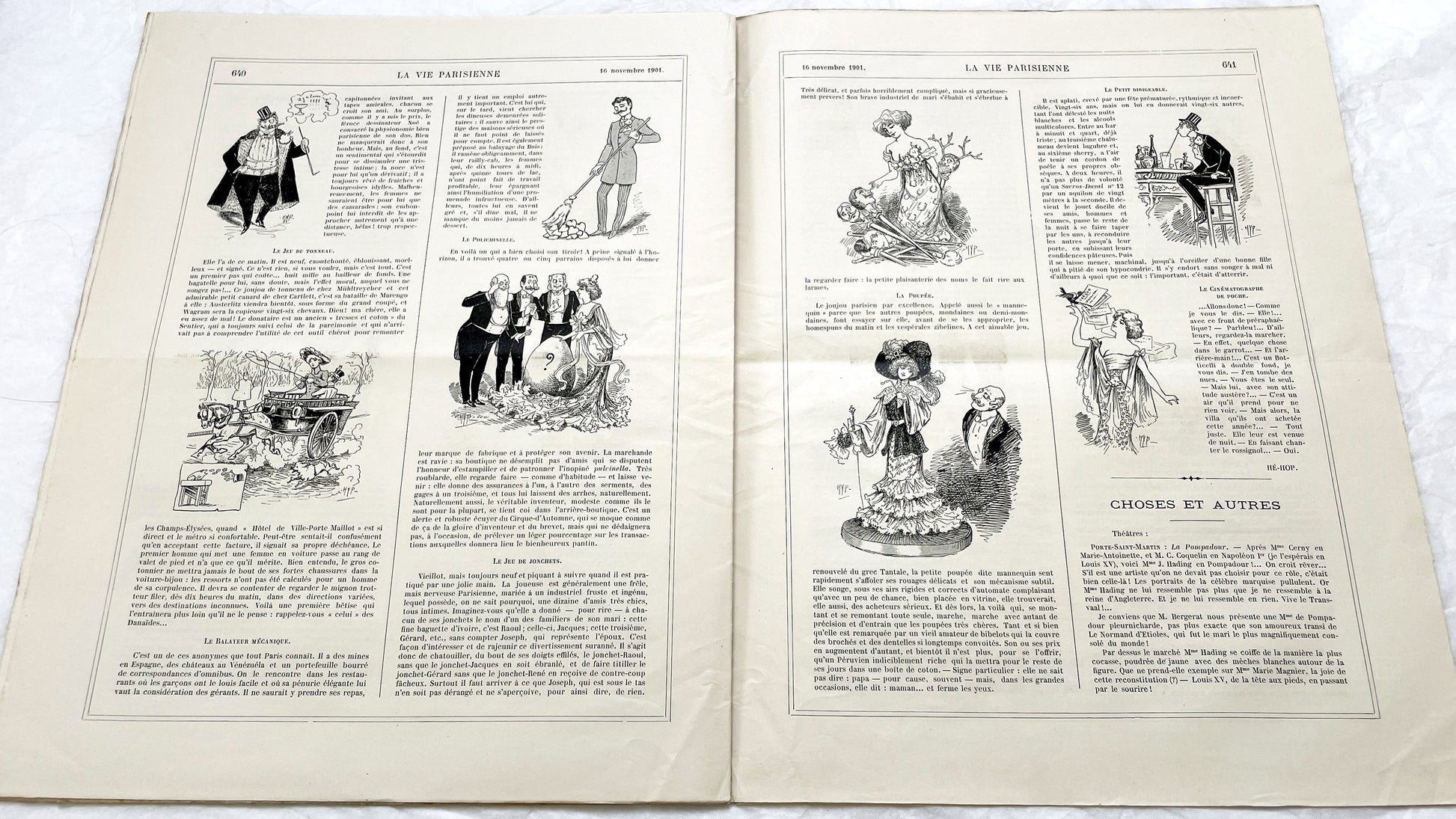 1900s - La Vie Parisienne French Illustrated Magazine - Belle Époque Satirical Journal - Paris Fashion & Art Review