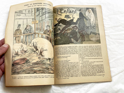 1910s - Vintage 1913 French Catholic Almanac - Illustrated Religious Annual - La Bonne Presse Ephemera - Rare Paris Book