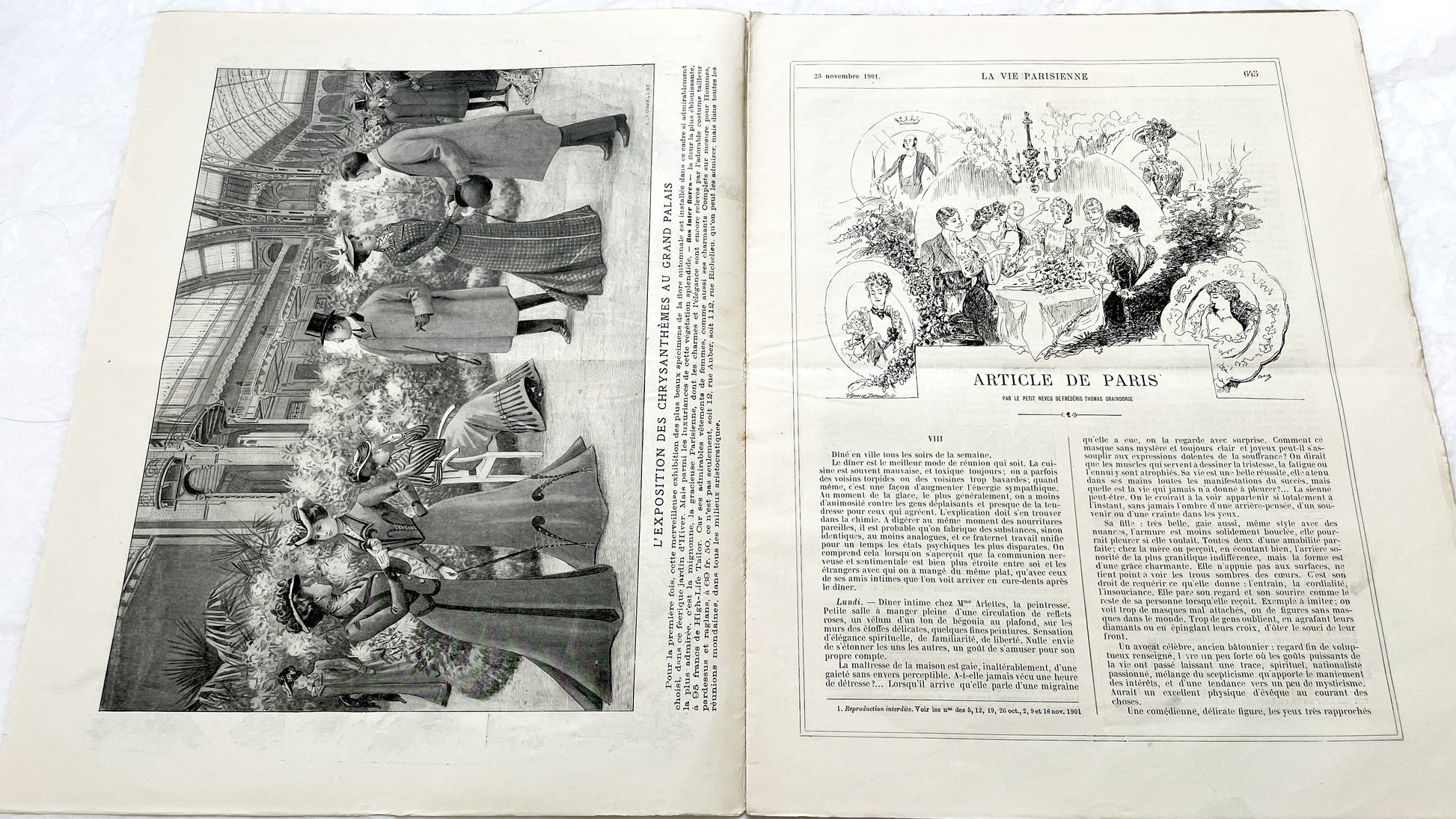 1900s - La Vie Parisienne French Illustrated Magazine - Belle Époque Satirical Journal - Paris Fashion & Art Review