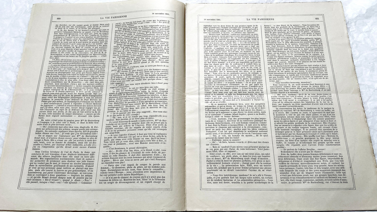 1900s - La Vie Parisienne French Illustrated Magazine - Belle Époque Satirical Journal - Paris Fashion & Art Review