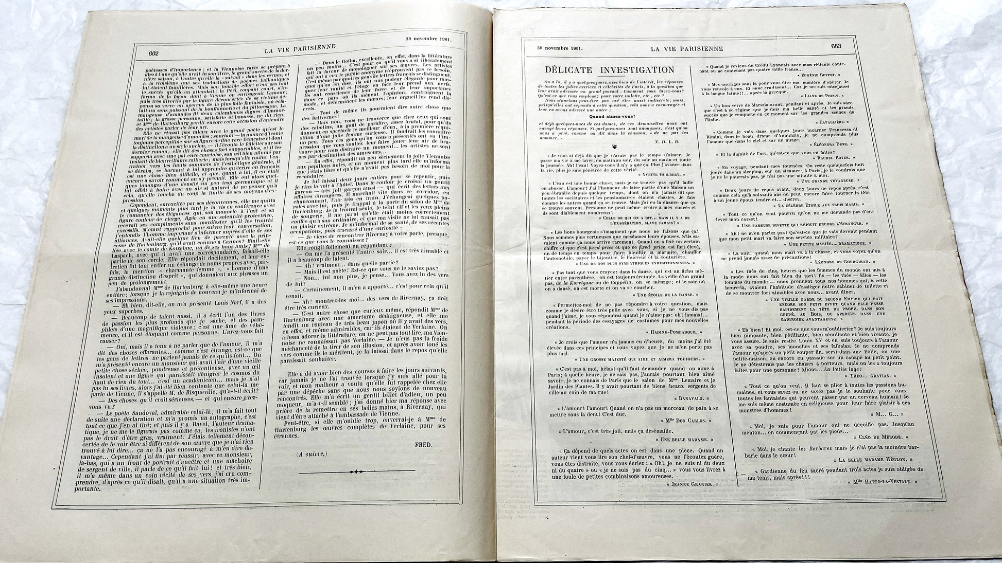 1900s - La Vie Parisienne French Illustrated Magazine - Belle Époque Satirical Journal - Paris Fashion & Art Review