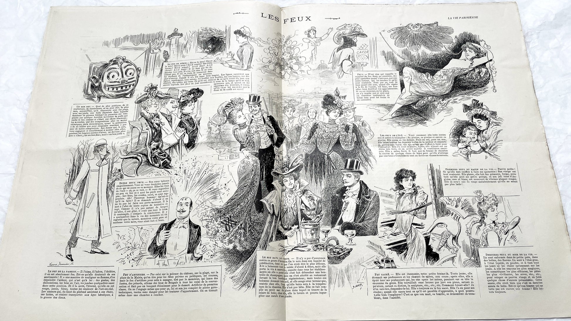 1900s - La Vie Parisienne French Illustrated Magazine - Belle Époque Satirical Journal - Paris Fashion & Art Review