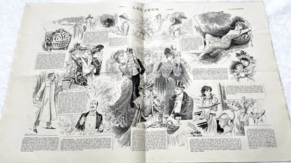 1900s - La Vie Parisienne French Illustrated Magazine - Belle Époque Satirical Journal - Paris Fashion & Art Review