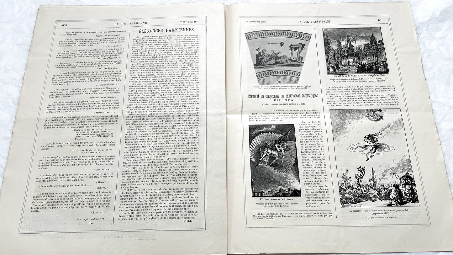 1900s - La Vie Parisienne French Illustrated Magazine - Belle Époque Satirical Journal - Paris Fashion & Art Review