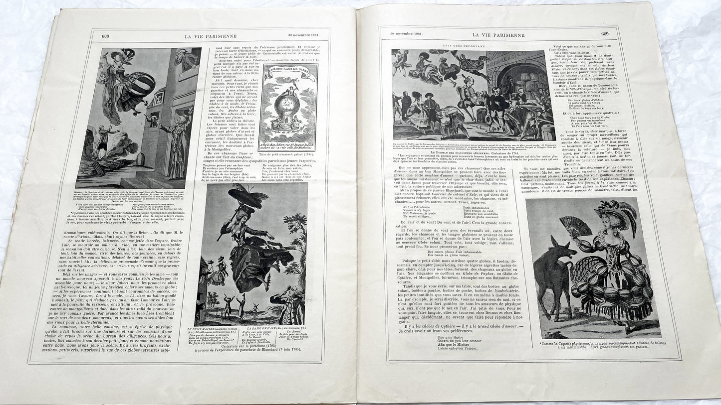 1900s - La Vie Parisienne French Illustrated Magazine - Belle Époque Satirical Journal - Paris Fashion & Art Review