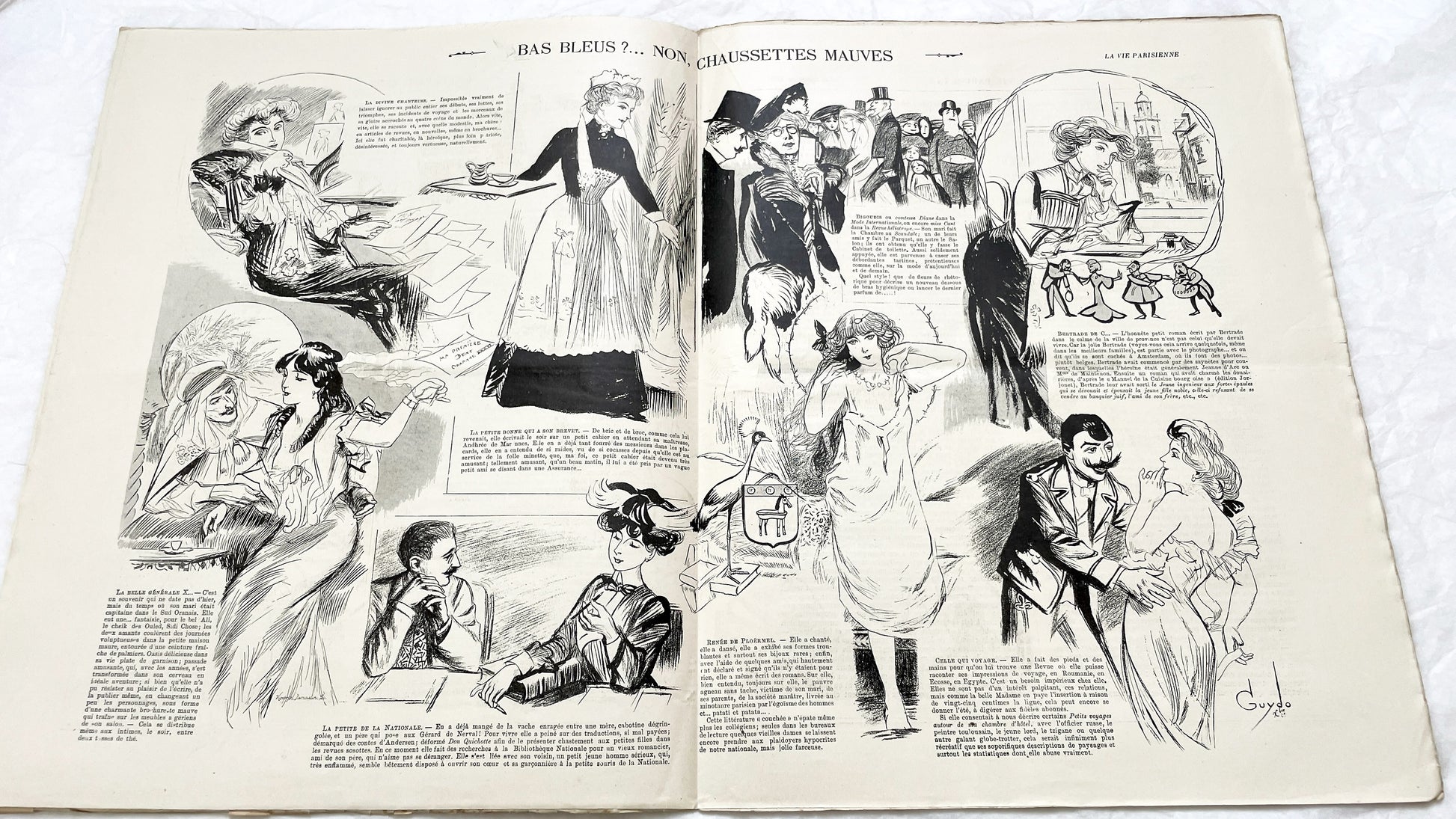 1900s - La Vie Parisienne French Illustrated Magazine - Belle Époque Satirical Journal - Paris Fashion & Art Review