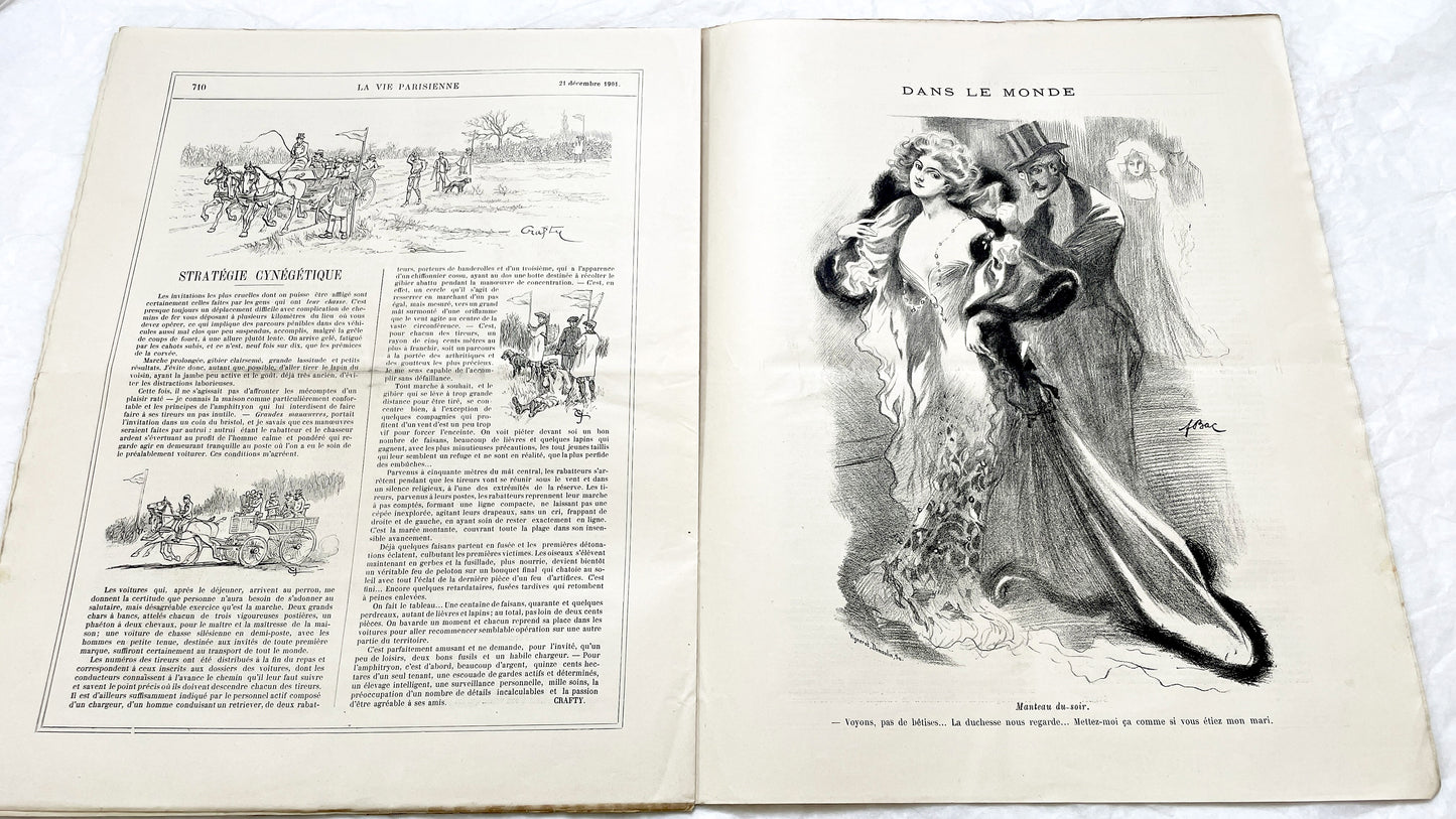 1900s - La Vie Parisienne French Illustrated Magazine - Belle Époque Satirical Journal - Paris Fashion & Art Review