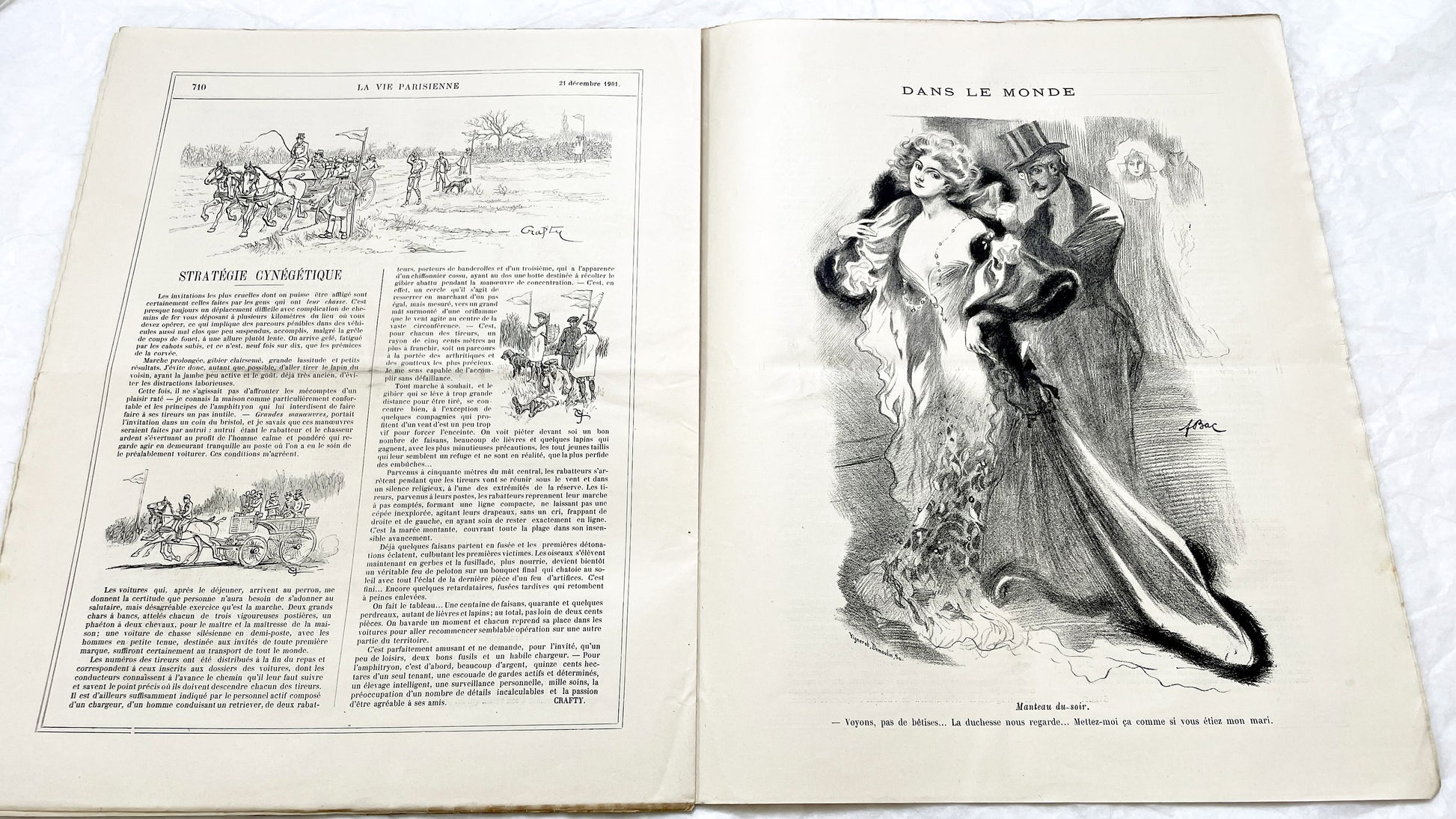 1900s - La Vie Parisienne French Illustrated Magazine - Belle Époque Satirical Journal - Paris Fashion & Art Review