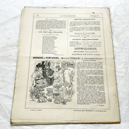 1900s - La Vie Parisienne French Illustrated Magazine - Belle Époque Satirical Journal - Paris Fashion & Art Review