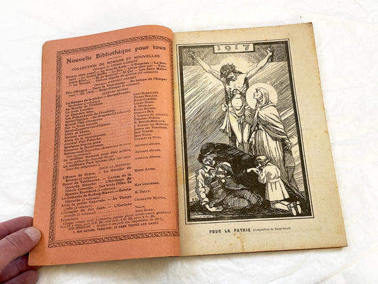 1910s - 1917 Almanac Pèlerin - Vintage French Catholic Publication - World War One Era History - Rare Collectible Booklet