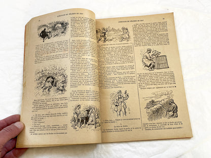 1910s - 1917 Almanac Pèlerin - Vintage French Catholic Publication - World War One Era History - Rare Collectible Booklet