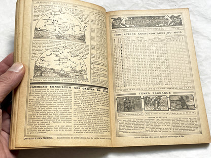 1940s – 300 Pages Almanach Hachette – Vintage French almanac – Wartime edition of the “Practical Life Encyclopedia”