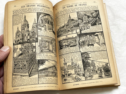 1940s – 300 Pages Almanach Hachette – Vintage French almanac – Wartime edition of the “Practical Life Encyclopedia”